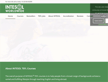 Tablet Screenshot of intesoltesoltraining.com